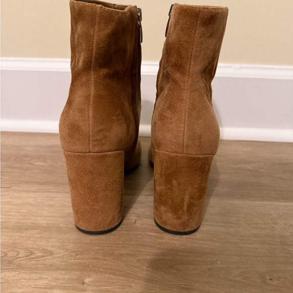 Nine West Tan Suede Heeled Boots - Picture 3 of 5
